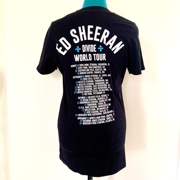 Ed Shereen Divide World Tour t-shirt pop music concert band tee r&b rock Small - Picture 9 of 9